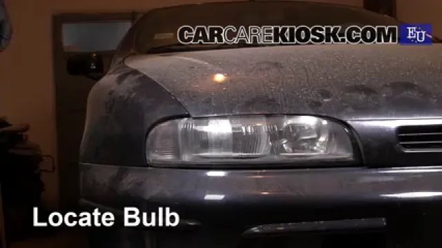 1996 Fiat Bravo SX 1.4L 4 Cyl. Lights Highbeam (replace bulb)